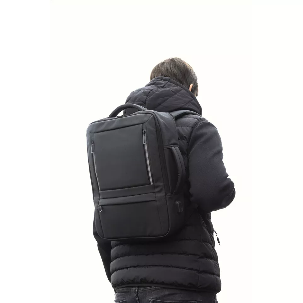 Molson black  RPET document backpack 