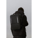 Molson black  RPET document backpack 