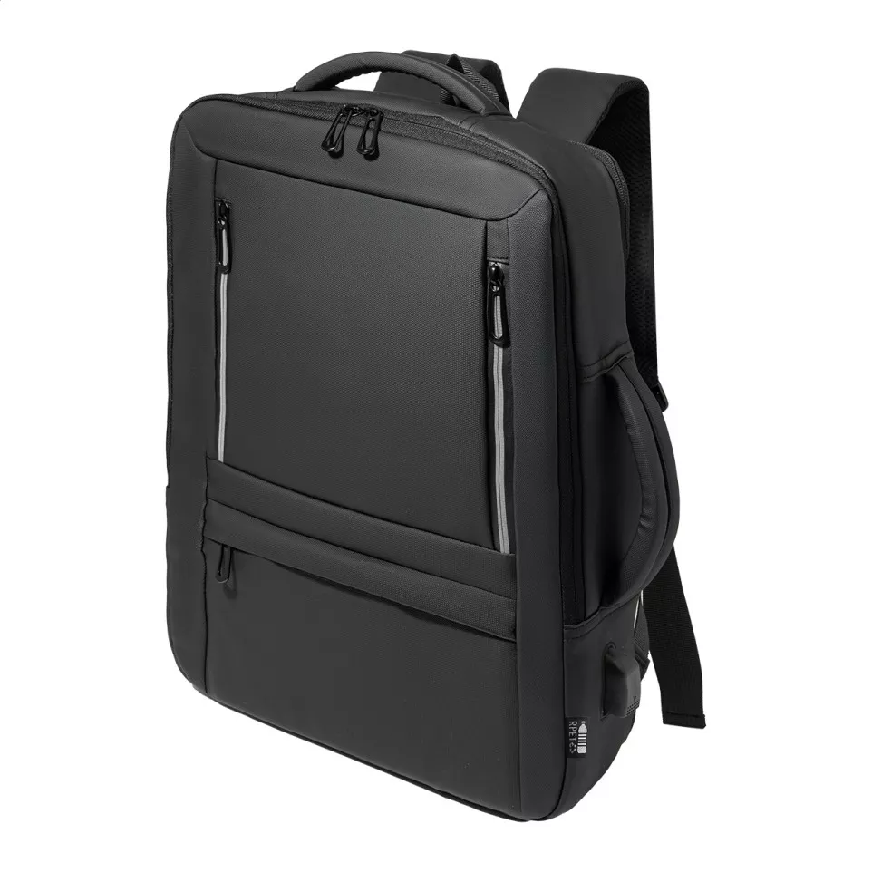 Molson black  RPET document backpack 