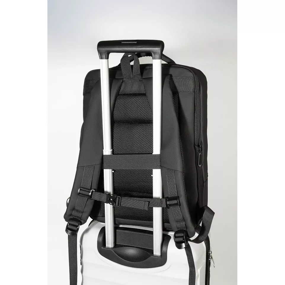 Molson black  RPET document backpack 