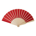 Solana red  RPET hand fan 