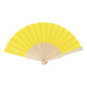 Solana yellow  RPET hand fan 