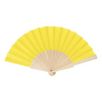 Solana yellow  RPET hand fan 
