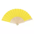 Solana yellow  RPET hand fan 