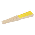 Solana yellow  RPET hand fan 