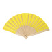 Solana yellow  RPET hand fan 
