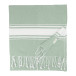 Cancun green  recycled cotton beach towel 