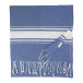 Cancun dark blue  recycled cotton beach towel 