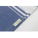 Cancun dark blue  recycled cotton beach towel 