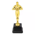 Excellence gold  award trophy figure 
