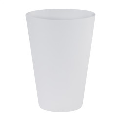 Festivo frosted white  reusable event cup 