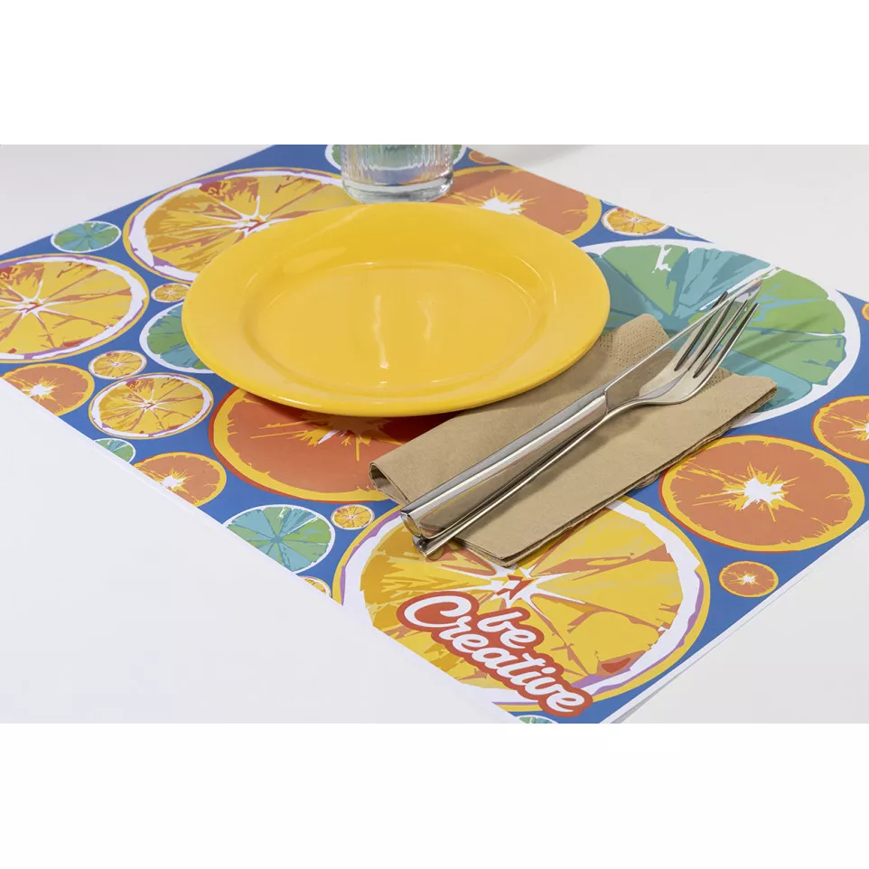 DinePrint blanc  Set de table en papier 