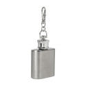 Bering silver  RSS hip flask keyring 