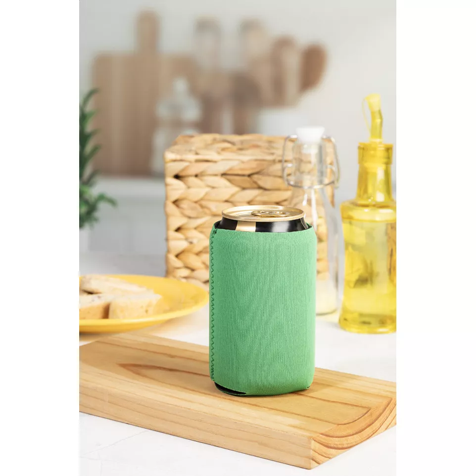 Canzy green  RPET can cooler 