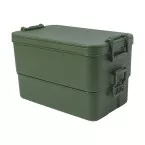 Duplox green  stackable lunch box 