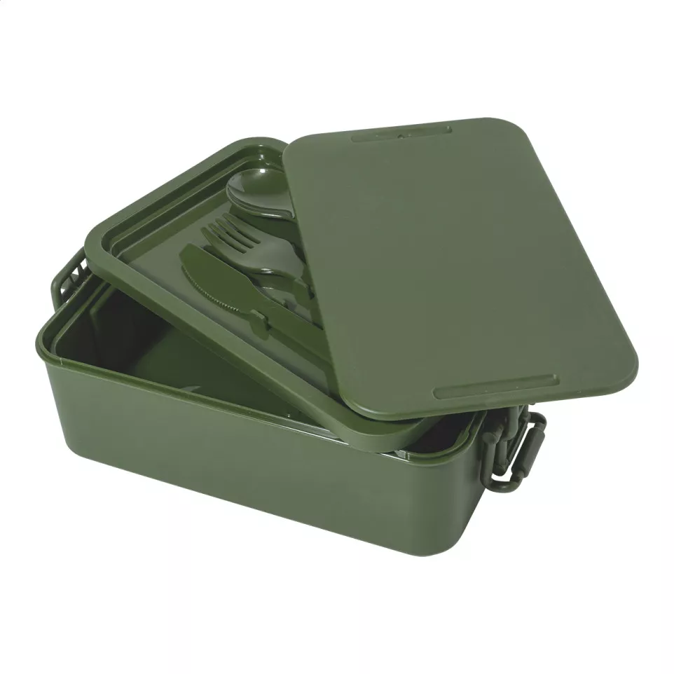 Duplox groen  stapelbare lunchbox 