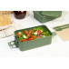 Duplox green  stackable lunch box 