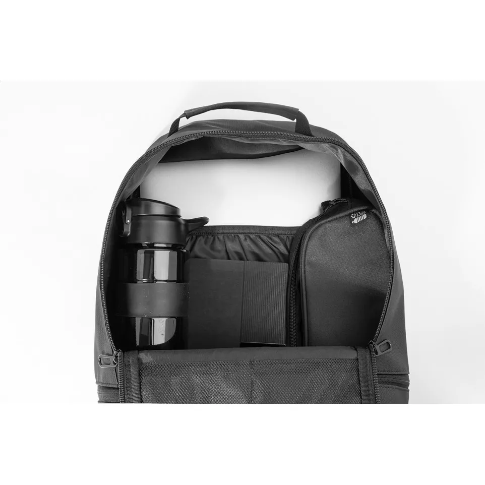 Rhodes black  RPET backpack 
