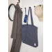 Totepex Hue bleu foncé  Sac shopping en coton recyclé 