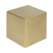 Cubix Shine gold  metallic antistress ball 