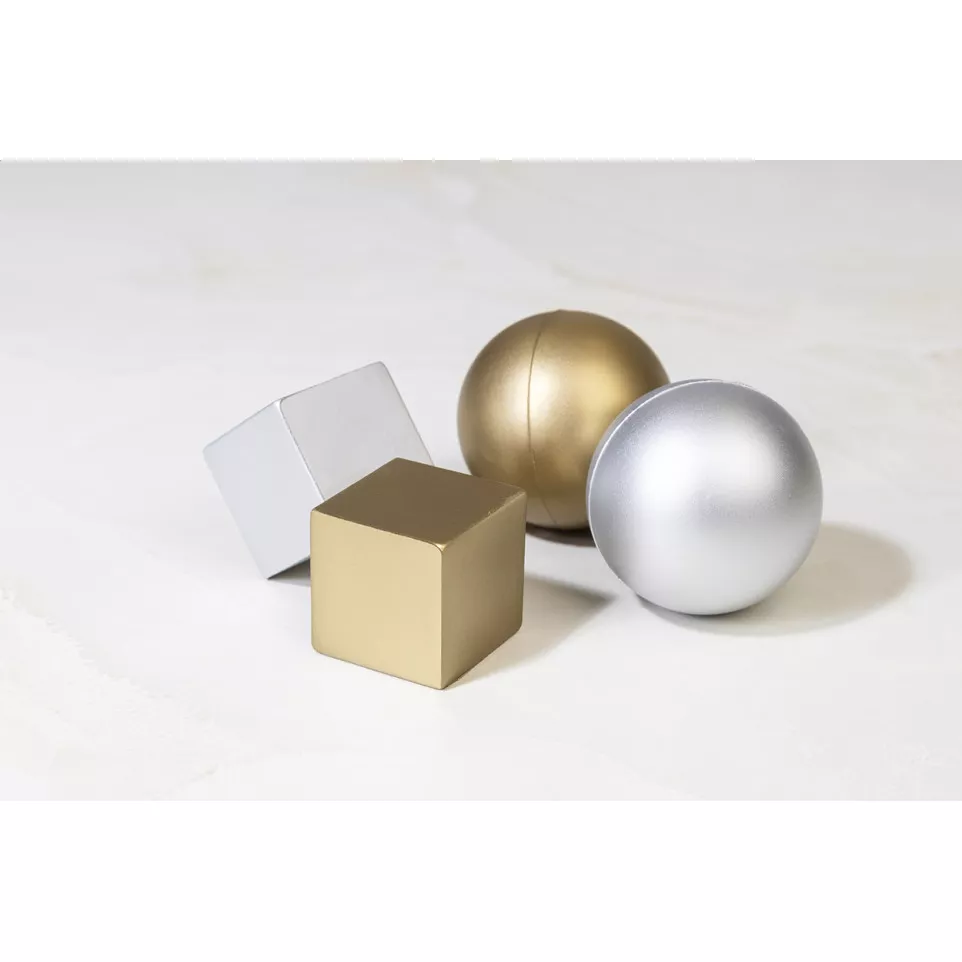 Cubix Shine gold  metallic antistress...