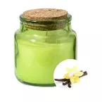 Corbama green  candle 