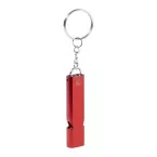 RaluHiss red  whistle keyring 