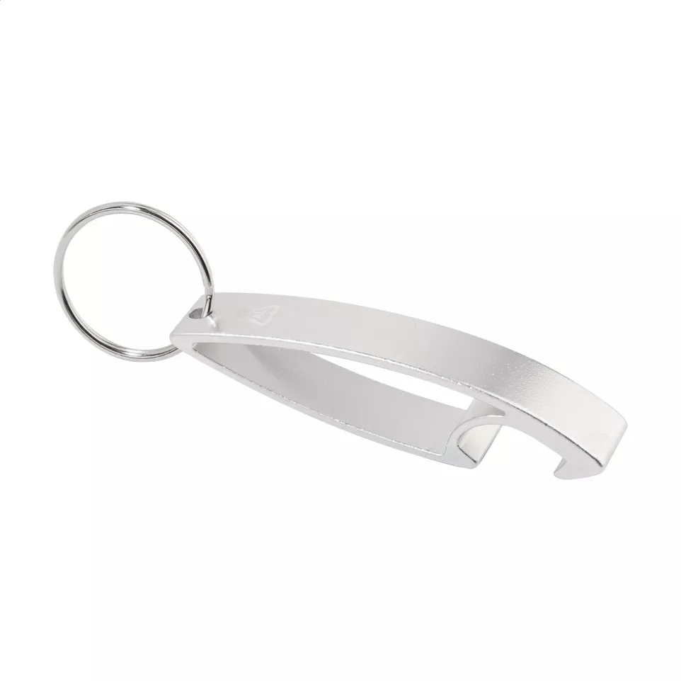 Ellopi silver  bottle opener keyring 
