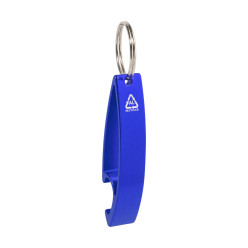 Ellopi blue  bottle opener keyring 
