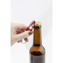 Ellopi red  bottle opener keyring 