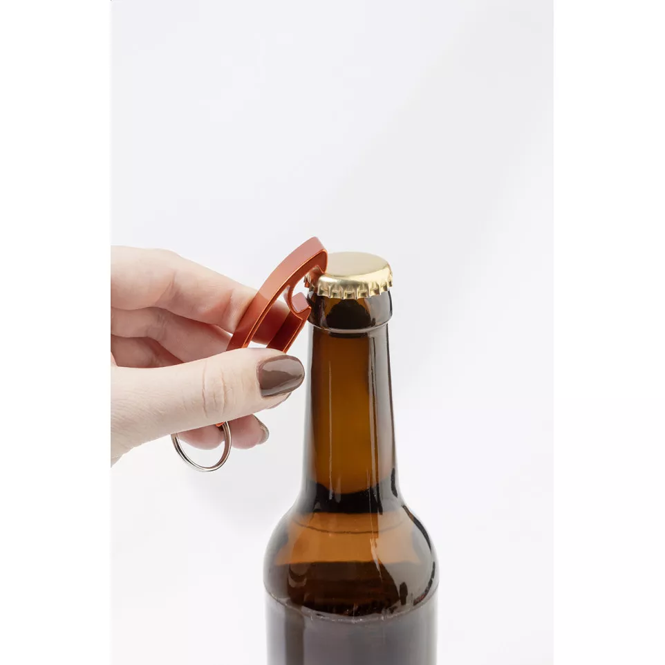 Ellopi oranje  sleutelhanger flesopener 