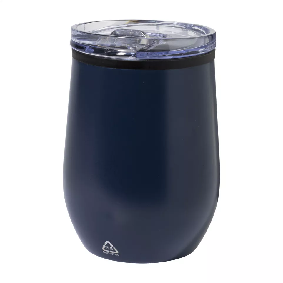 Poppy bleu foncé  Mug thermos 