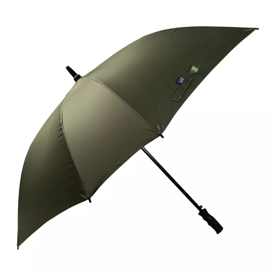 Quadstorm vert  Parapluie carré RPET 