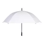 Quadstorm white  square RPET umbrella 