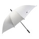 Quadstorm white  square RPET umbrella 