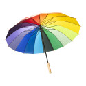 Rainjoy multicolour  rainbow umbrella 