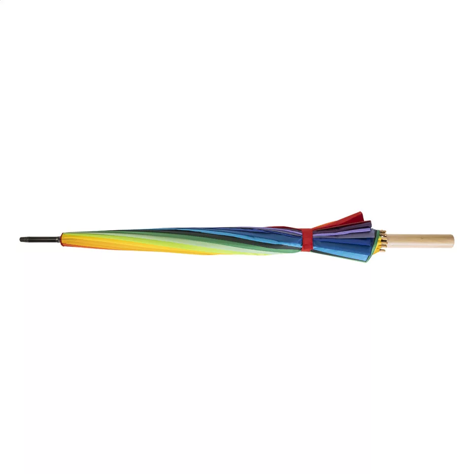 Rainjoy multicolour  rainbow umbrella 