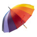 Rainjoy multicolour  rainbow umbrella 