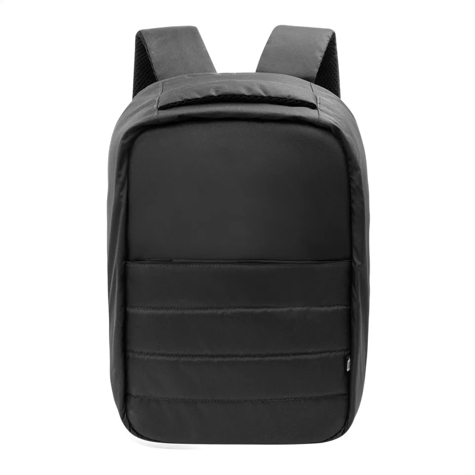 Leland black  RPET backpack 