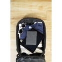 Leland black  RPET backpack 