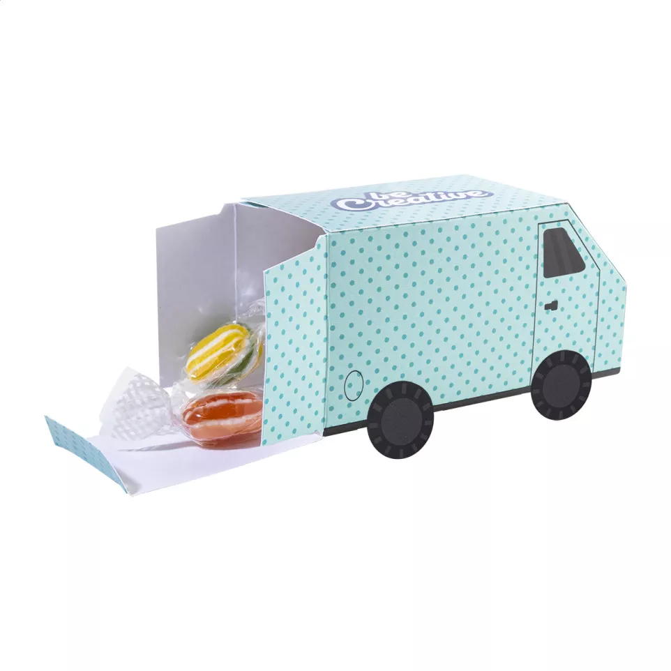 CreaCandy Truck white  custom candy...