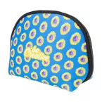 CreaBeauty Soft M black  custom RPET cosmetic bag 