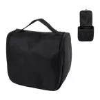Susity black  hanging RPET cosmetic bag 