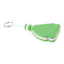 Velantis green  floating EVA keyring 