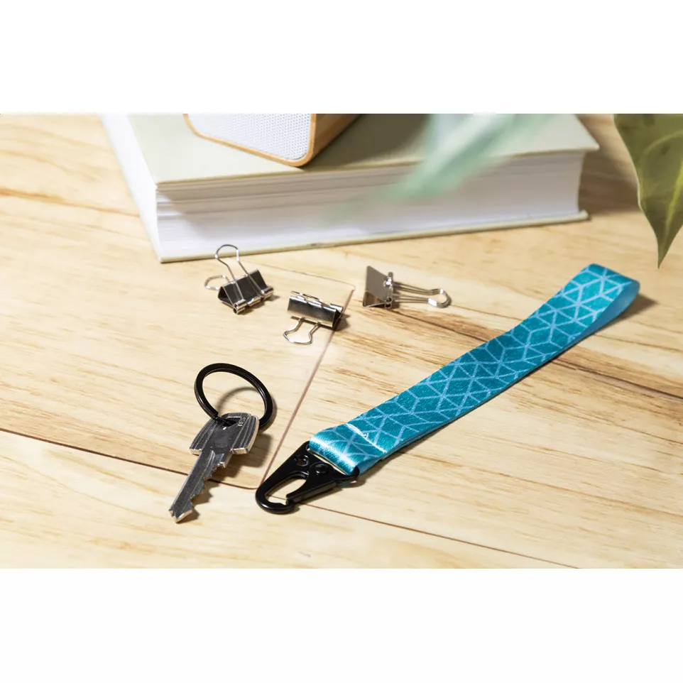 SuboFob Hook black  custom RPET keyring 