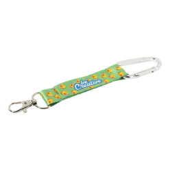 SuboRing Double silver  custom RPET keyring 