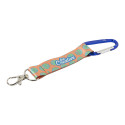 SuboRing Double blue  custom RPET keyring 