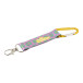 SuboRing Double yellow  custom RPET keyring 
