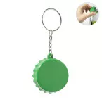 Popcap dark green  RABS bottle opener keyring 