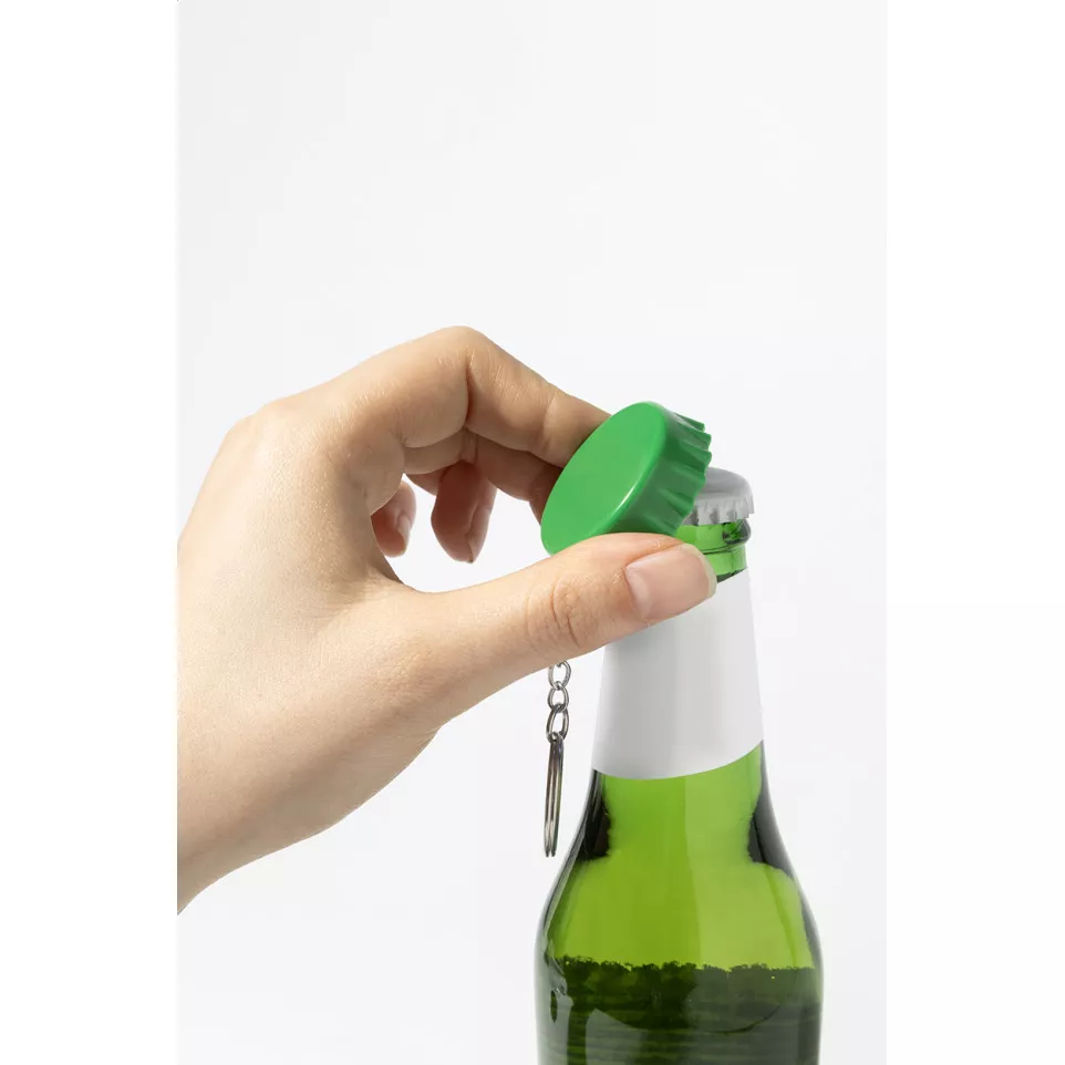 Popcap donker groen  RABS flesopener...